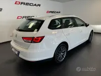 Usata Seat Leon ST CONNECT 110 CV (80 kW) 2016 Bianco Station wagon