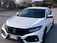 Usata Honda Civic Elegance 120 CV (88 kW) 2018 Bianco Berlina