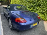 Usata Porsche Boxster 220 CV (161 kW) 2000 Blu/azzurro Cabrio