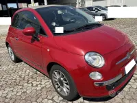 Usata Fiat 500C Lounge 86 CV (63 kW) 2012 Rosso Cabrio