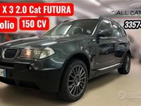 Usata BMW X3 150 CV (110 kW) 2005 Verde SUV