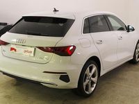 Usata Audi A3 Advanced 150 CV (110 kW) 2022 Bianco ghiaccio metallizzato Berlina