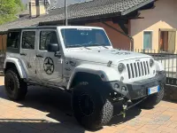 Usata Jeep Wrangler Unlimited Sahara 200 CV (147 kW) 2015 Bianco SUV