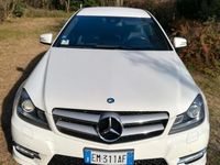 Usata Mercedes C220 170 CV (125 kW) 2012 Bianco Coupé