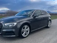 Usata Audi A3 S-Line 150 CV (110 kW) 2017 Grigio Berlina