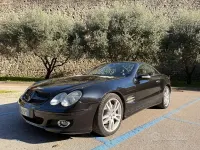 Usata Mercedes SL350 272 CV (200 kW) 2008 Nero Cabrio