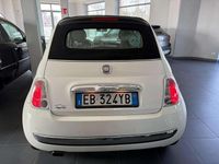 Usata Fiat 500C Lounge 69 CV (50 kW) 2010 Bianco Cabrio