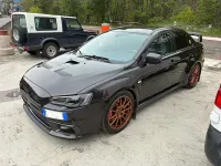Usata Mitsubishi Lancer 295 CV (216 kW) 2009 Nero Berlina