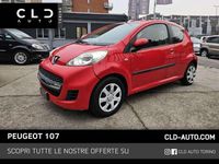 Usata Peugeot 107 Access 68 CV (50 kW) 2012 Rosso Utilitaria