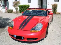 Usata Porsche 986 Boxster 220 CV (161 kW) 2001 Rosso Cabrio