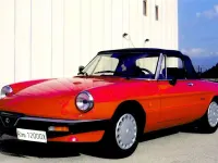 Usata Alfa Romeo Spider 103 CV (75 kW) 1996 Rosso Cabrio