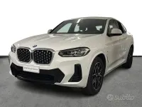 Usata BMW X4 M Sport 190 CV (139 kW) 2022 Bianco SUV
