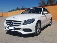 Usata Mercedes C180 Premium 116 CV (85 kW) 2015 Bianco Station wagon