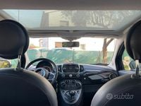 Usata Fiat 500 Lounge 95 CV (69 kW) 2016 Nero Utilitaria