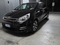 Usata Kia Rio 90 CV (66 kW) 2016 Nero Utilitaria