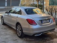 Usata Mercedes C200 136 CV (100 kW) 2017 Argento Berlina