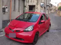 Usata Toyota Aygo 68 CV (50 kW) 2007 Rosso Utilitaria