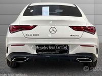 Usata Mercedes CLA220 Premium Plus 190 CV (139 kW) 2019 Bianco Berlina