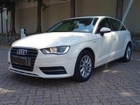 Usata Audi A3 Attraction 110 CV (80 kW) 2015 Bianco Berlina