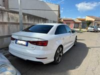 Usata Audi A3 S-Line 150 CV (110 kW) 2017 Bianco Berlina