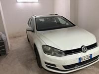 Usata VW Golf VII 110 CV (80 kW) 2014 Bianco Station wagon