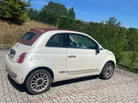 Usata Fiat 500 100 CV (73 kW) 2010 Bianco Cabrio