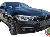 Usata BMW 118 Sport Line 136 CV (100 kW) 2019 Nero Utilitaria