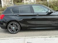 Usata BMW 116 M Sport 116 CV (85 kW) 2018 Nero Utilitaria