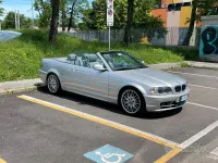 Usata BMW 325 Cabriolet 192 CV (141 kW) 2002 Grigio Cabrio