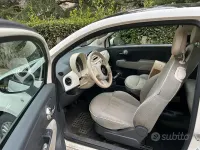 Usata Fiat 500 Lounge 69 CV (50 kW) 2009 Bianco Cabrio