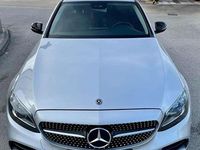Usata Mercedes C220 Premium 194 CV (142 kW) 2019 Argento Berlina