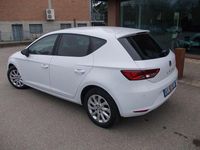 Usata Seat Leon Style 110 CV (80 kW) 2014 Bianco Berlina