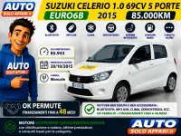 Usata Suzuki Celerio 67 CV (49 kW) 2015 Bianco Utilitaria
