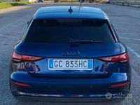 Usata Audi A3 Advanced 150 CV (110 kW) 2020 Blu/azzurro Berlina