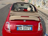 Usata Fiat 500C 2011 Rosso Cabrio