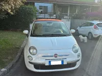 Usata Fiat 500C 69 CV (50 kW) 2015 Bianco Cabrio