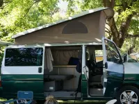Usata VW T4 California 151 CV (111 kW) 2002 Verde Furgone