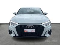 Usata Audi A3 Advanced Plus 150 CV (110 kW) 2021 Bianco ghiaccio metallizzato Berlina