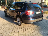 Usata BMW X3 Efficient Dynamics 184 CV (135 kW) 2014 Blu SUV
