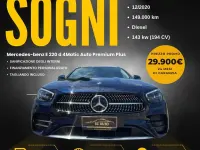 Usata Mercedes E220 Premium Plus 194 CV (142 kW) 2020 Blu/azzurro Station wagon