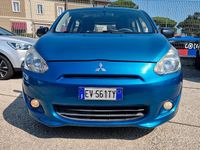 Usata Mitsubishi Space Star Intense 71 CV (52 kW) 2014 Blu Berlina