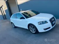 Usata Audi A3 S-Line 140 CV (102 kW) 2007 Bianco Utilitaria