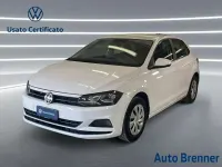 Usata VW Polo Trendline 80 CV (58 kW) 2018 Pure white pastello Utilitaria