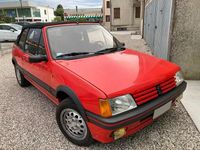 Usata Peugeot 205 112 CV (82 kW) 1988 Rosso Cabrio