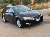 Usata Seat Leon 105 CV (77 kW) 2014 Nero Station wagon
