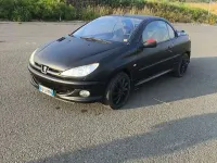 Usata Peugeot 206 CC RC 109 CV (80 kW) 2006 Nero Cabrio