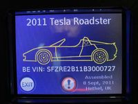 Usata Tesla Roadster 214 kW (292 CV) 2012 Rosso Cabrio