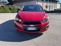 Usata Chevrolet Aveo 69 CV (50 kW) 2012 Rosso Berlina