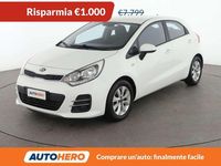 Usata Kia Rio Active 75 CV (55 kW) 2015 Bianco Berlina
