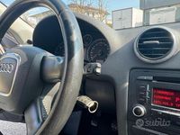 Usata Audi A3 Attraction 105 CV (77 kW) 2008 Nero Utilitaria